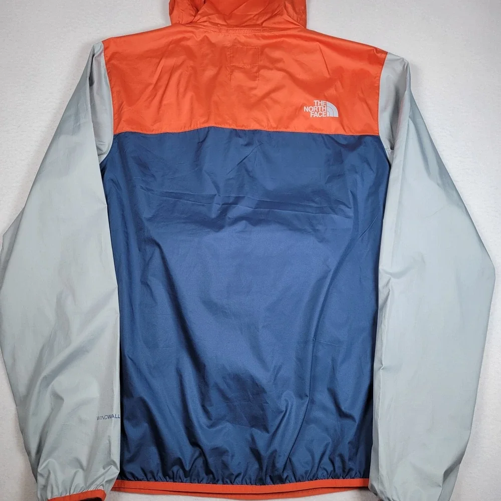 The North Face Fanorak Windwall Packable Windbreaker Jacket Color Block Men's S
